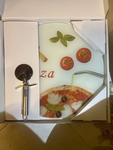 Set portata pizza piatto - set,