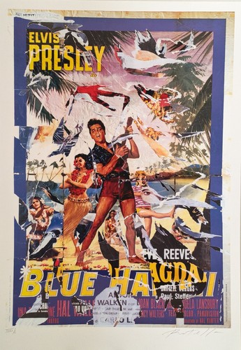 Mimmo rotella blue hawaii - blue,