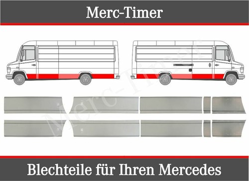 Mercedes vario 1996 10x - 10x, set