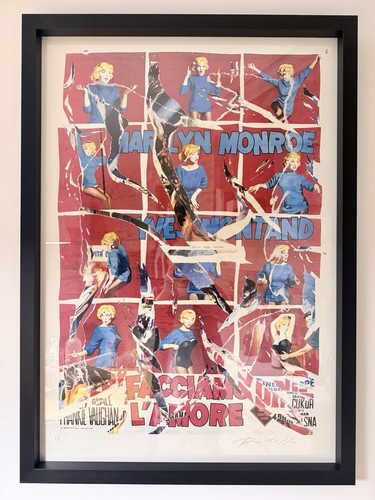 Mimmo rotella serigrafia - rotella,