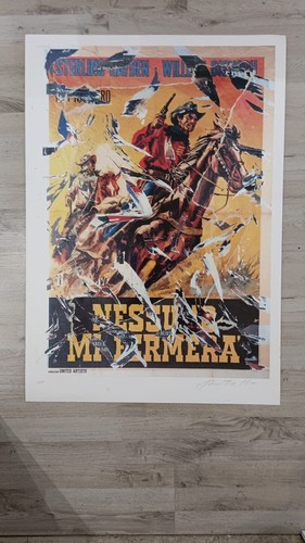 Mimmo rotella serigrafia e - serigrafia,