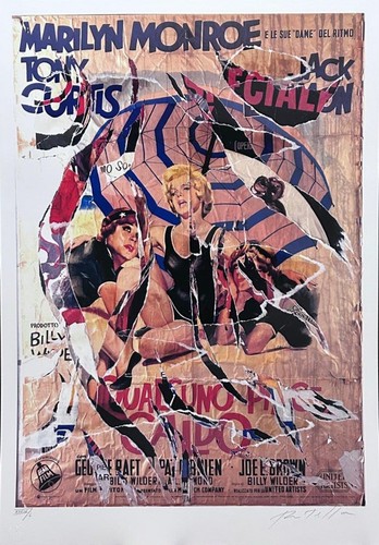 Mimmo rotella qualcuno - rotella,,