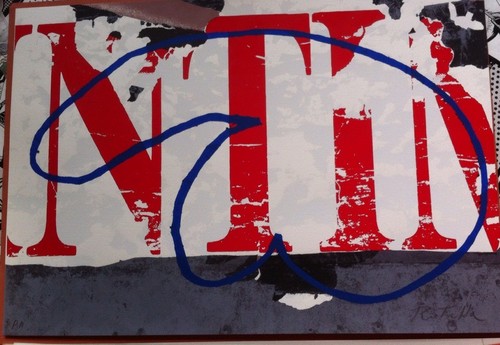 Mimmo rotella serigrafia - mimmo, -serigrafia