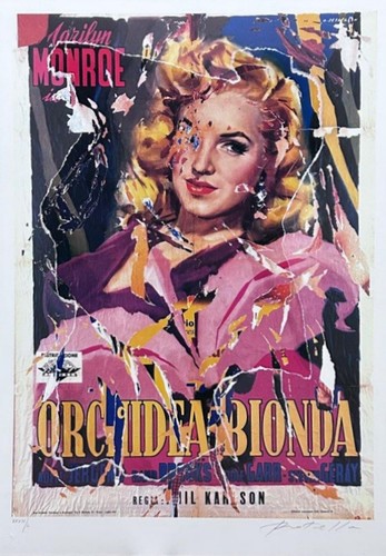 Mimmo rotella orchidea - mimmo, rotella,