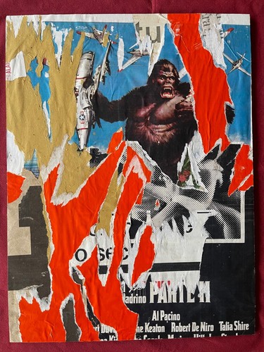 Mimmo rotella decollage su - rotella,
